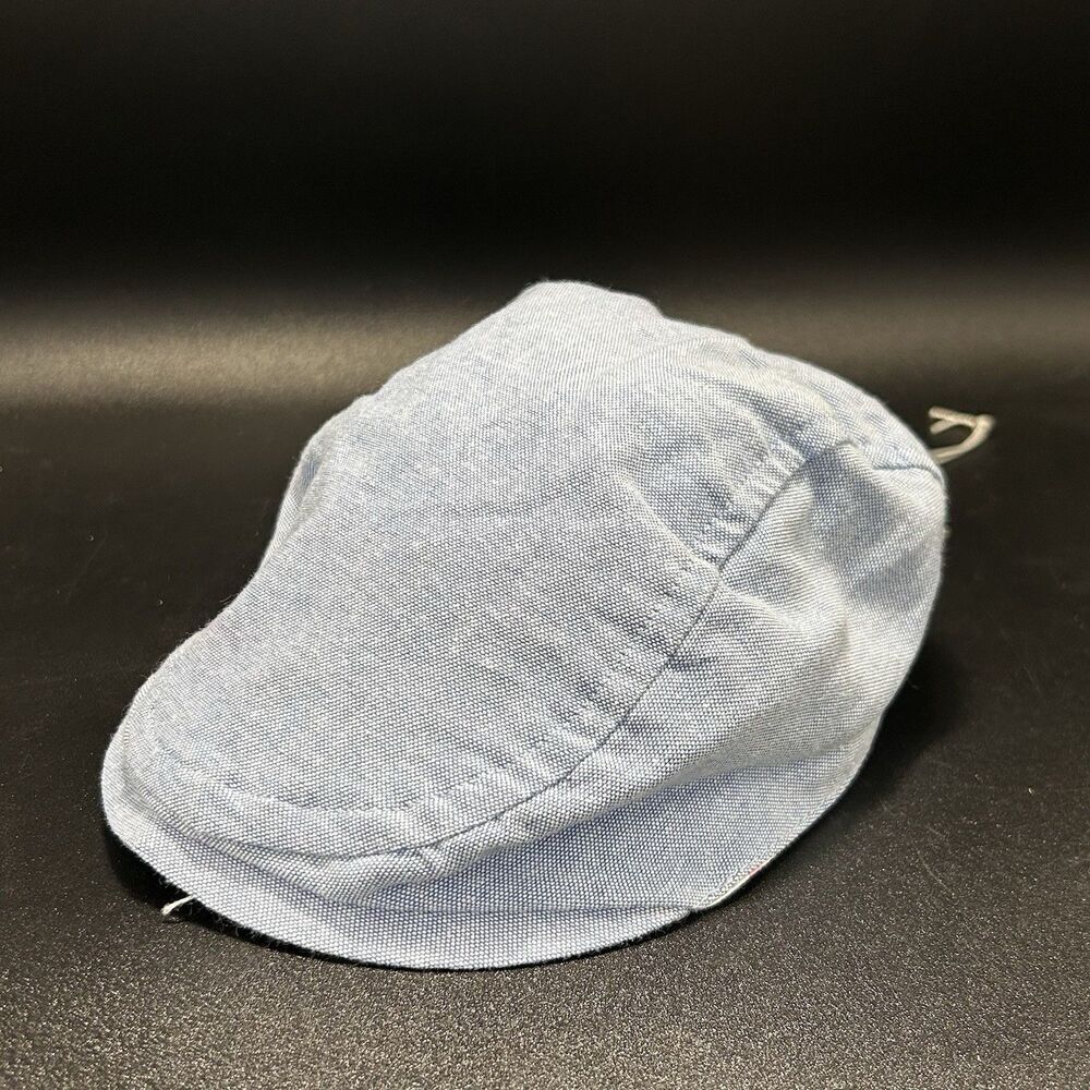New Tommy Bahama Paperboy Hat Baby 3M Blue Stain Kids